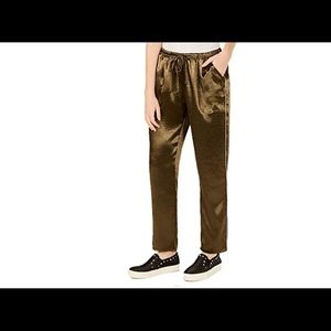 Material Girl Juniors Satin Varsity Active Pants S